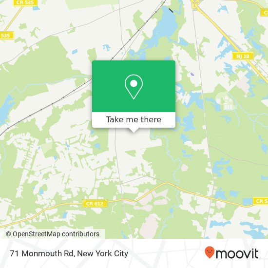71 Monmouth Rd, Monroe Twp, NJ 08831 map