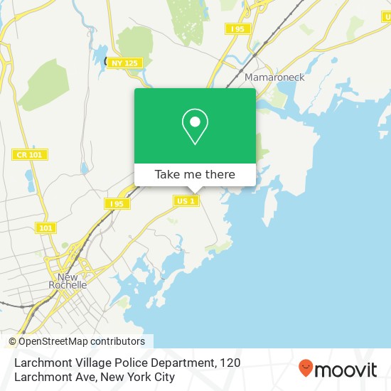 Mapa de Larchmont Village Police Department, 120 Larchmont Ave