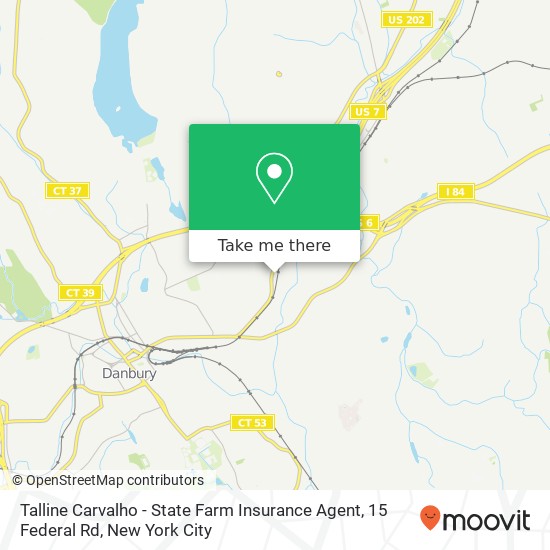 Mapa de Talline Carvalho - State Farm Insurance Agent, 15 Federal Rd