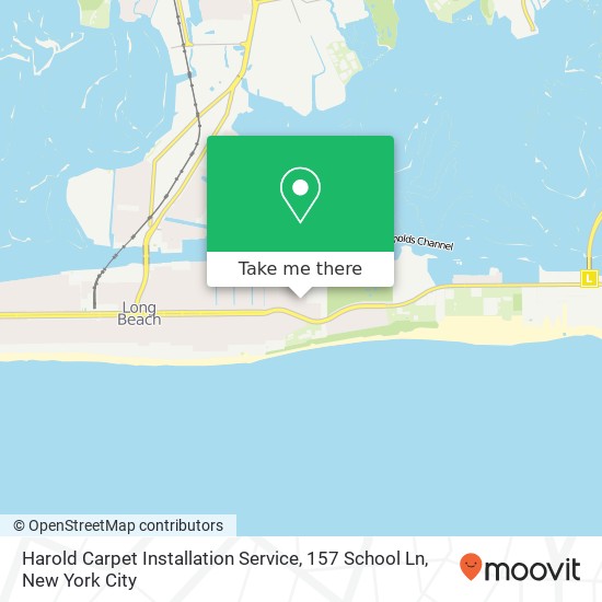 Mapa de Harold Carpet Installation Service, 157 School Ln