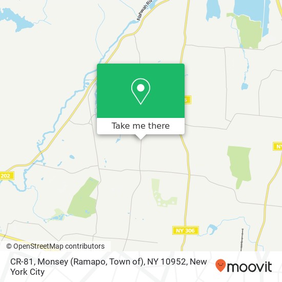 Mapa de CR-81, Monsey (Ramapo, Town of), NY 10952