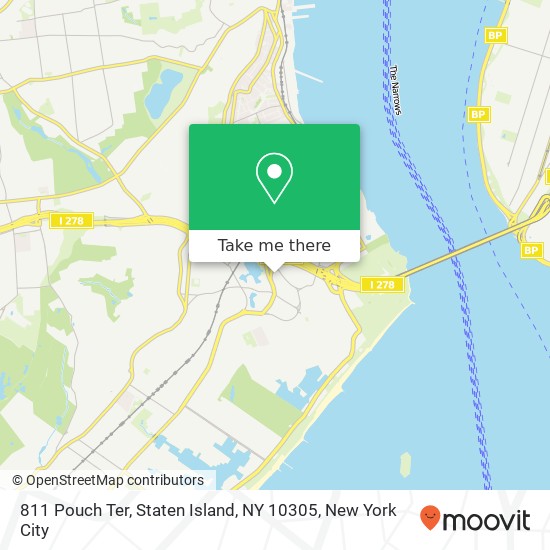 811 Pouch Ter, Staten Island, NY 10305 map