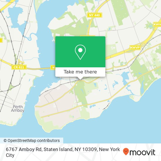 Mapa de 6767 Amboy Rd, Staten Island, NY 10309