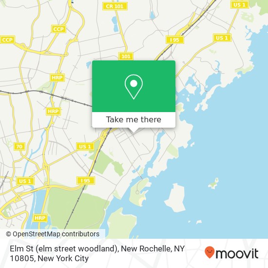 Elm St (elm street woodland), New Rochelle, NY 10805 map