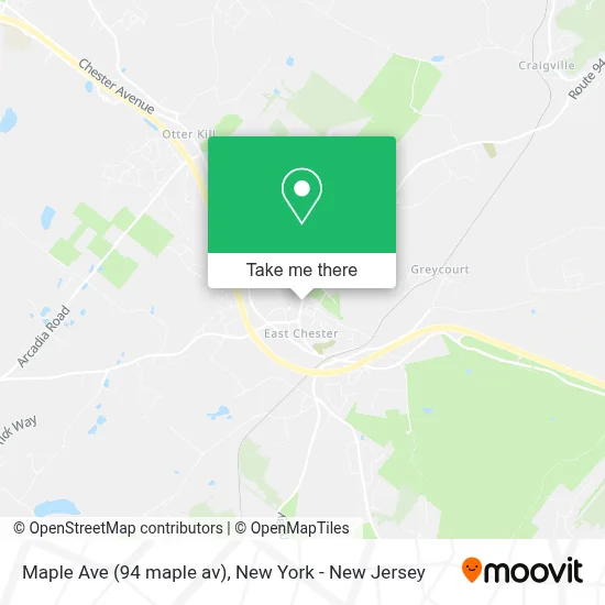 Maple Ave (94 maple av) map