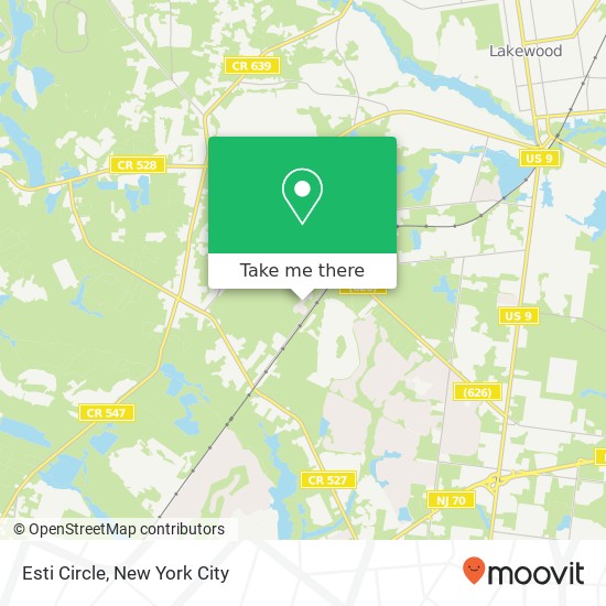 Mapa de Esti Circle