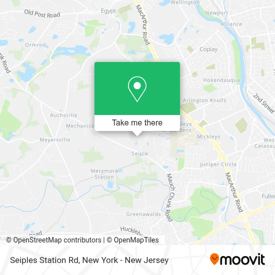 Seiples Station Rd map