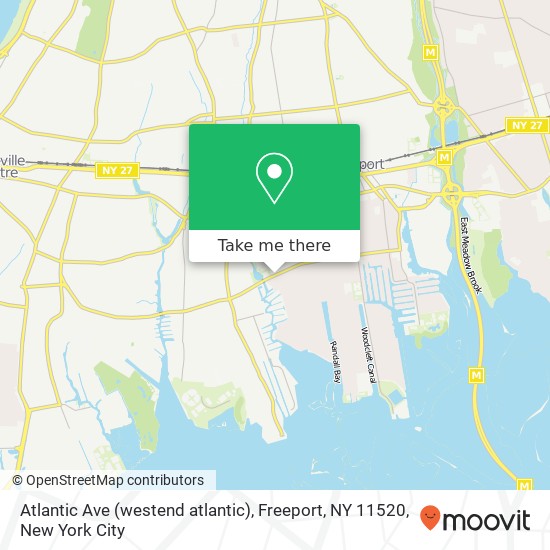 Mapa de Atlantic Ave (westend atlantic), Freeport, NY 11520