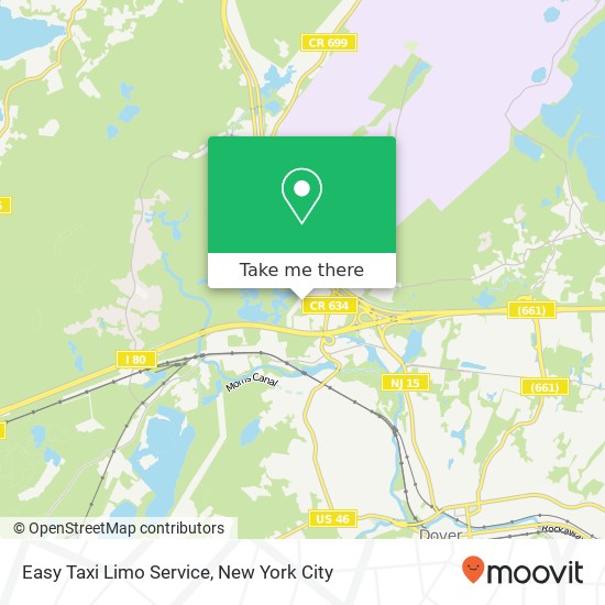 Mapa de Easy Taxi Limo Service