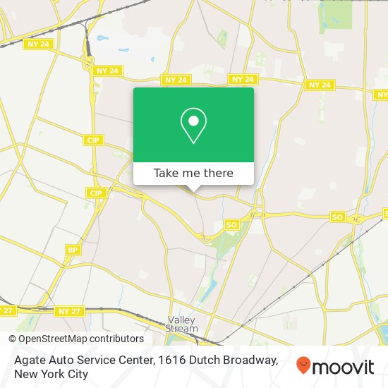 Agate Auto Service Center, 1616 Dutch Broadway map