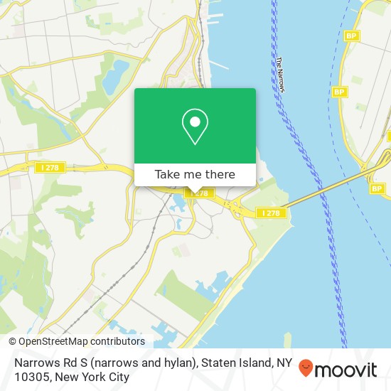 Narrows Rd S (narrows and hylan), Staten Island, NY 10305 map