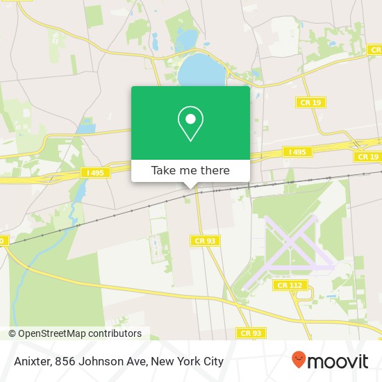 Mapa de Anixter, 856 Johnson Ave