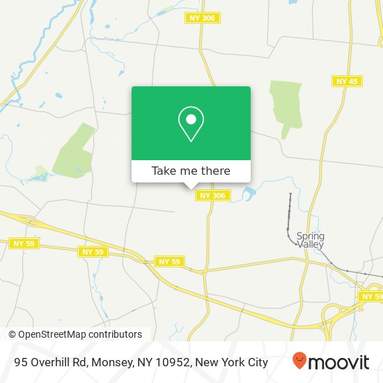 95 Overhill Rd, Monsey, NY 10952 map