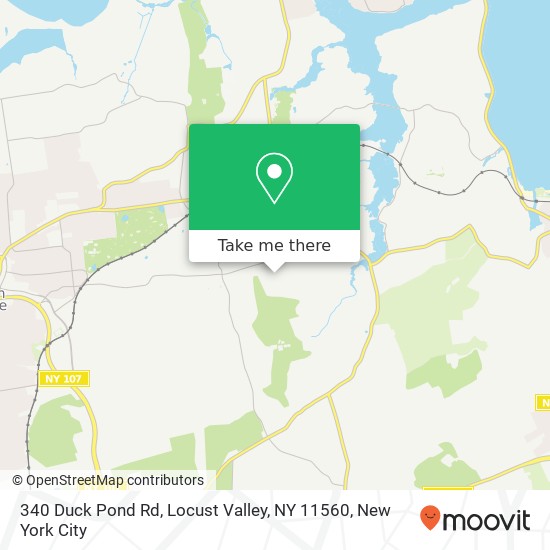 340 Duck Pond Rd, Locust Valley, NY 11560 map