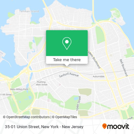 Mapa de 35-01 Union Street