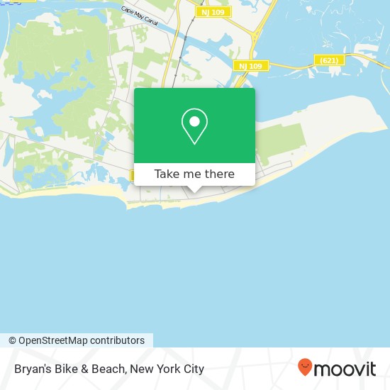 Bryan's Bike & Beach, 711 Beach Ave map