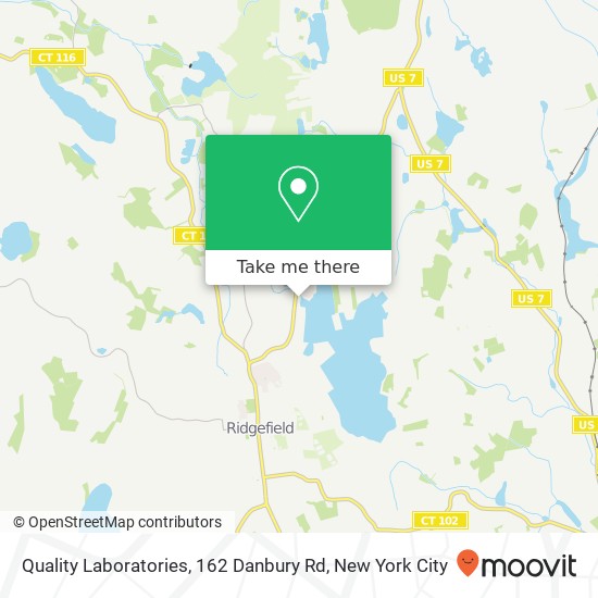 Quality Laboratories, 162 Danbury Rd map