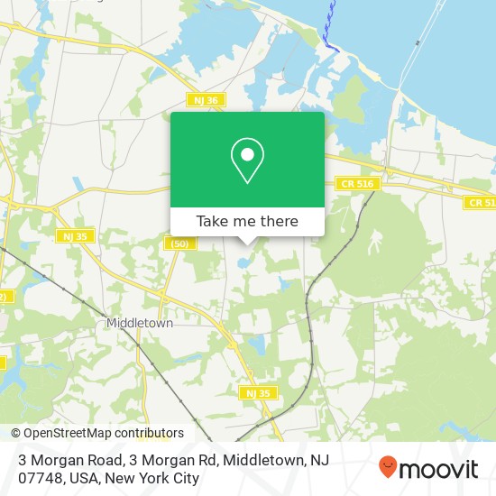 3 Morgan Road, 3 Morgan Rd, Middletown, NJ 07748, USA map