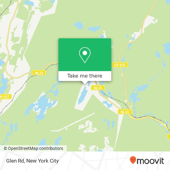 Mapa de Glen Rd, Stockholm, NJ 07460