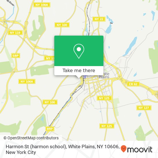 Harmon St (harmon school), White Plains, NY 10606 map