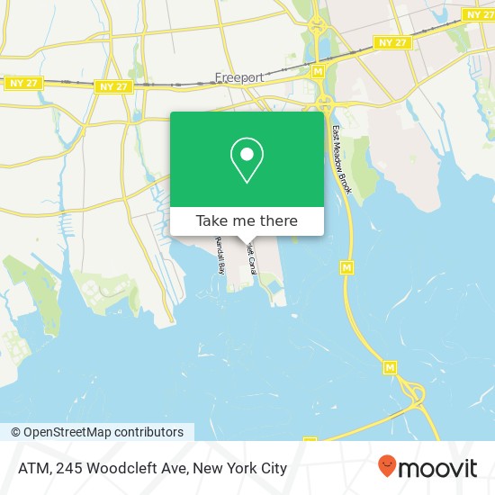 Mapa de ATM, 245 Woodcleft Ave