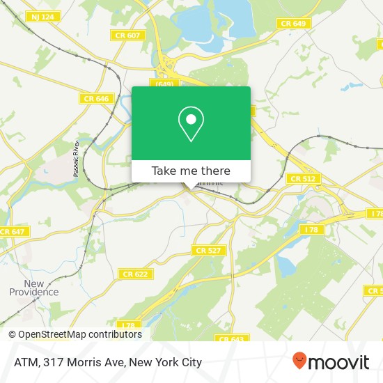 Mapa de ATM, 317 Morris Ave