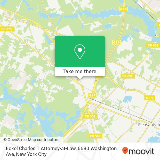 Mapa de Eckel Charles T Attorney-at-Law, 6680 Washington Ave