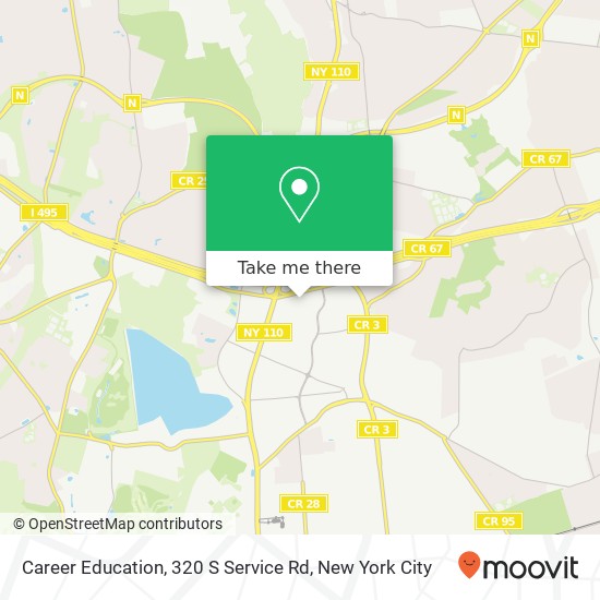 Mapa de Career Education, 320 S Service Rd