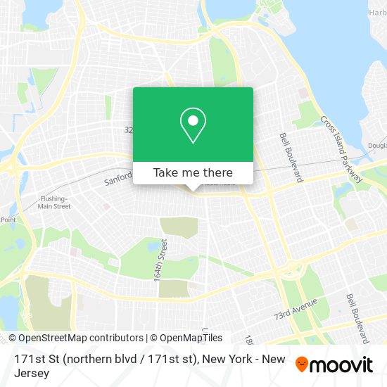 Mapa de 171st St (northern blvd / 171st st)