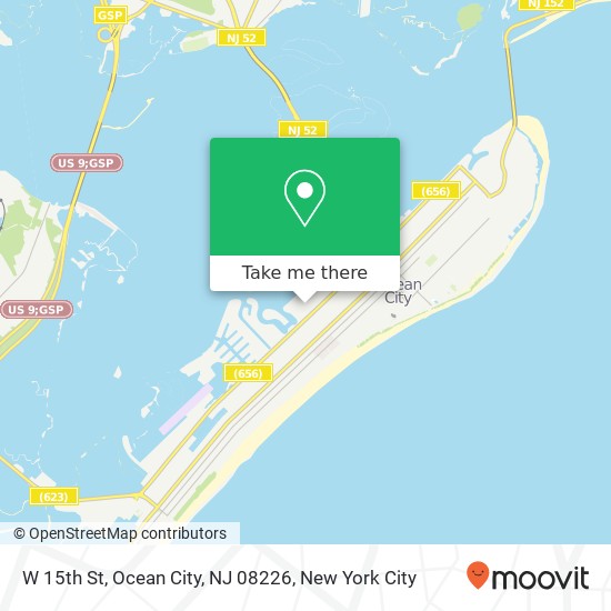 W 15th St, Ocean City, NJ 08226 map