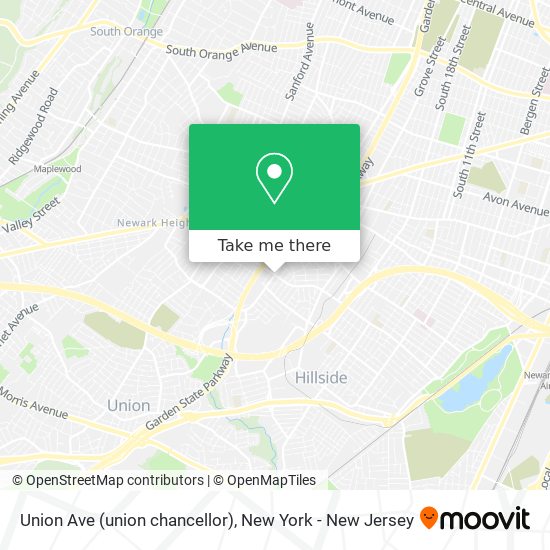 Union Ave (union chancellor) map