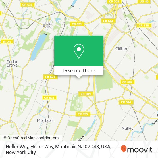 Heller Way, Heller Way, Montclair, NJ 07043, USA map