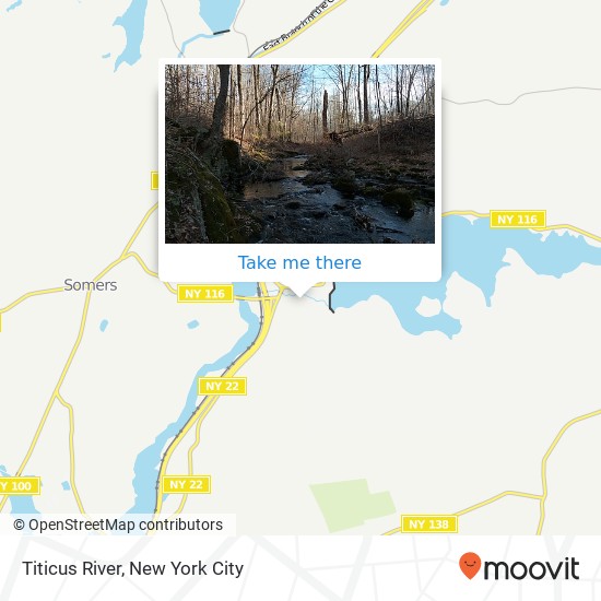 Titicus River, Titicus River, Purdys, NY 10560, USA map