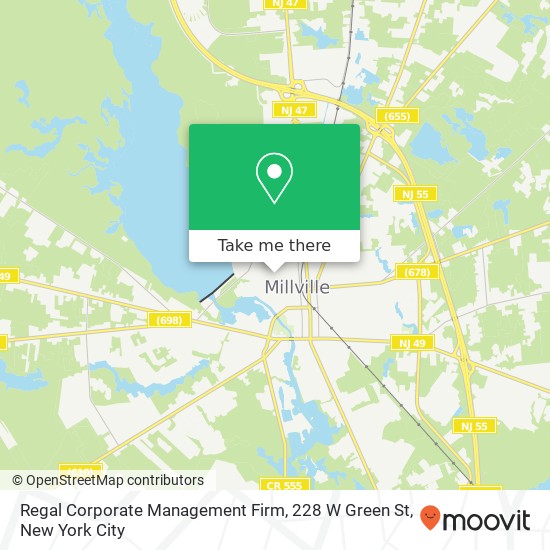 Regal Corporate Management Firm, 228 W Green St map