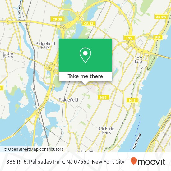 886 RT-5, Palisades Park, NJ 07650 map