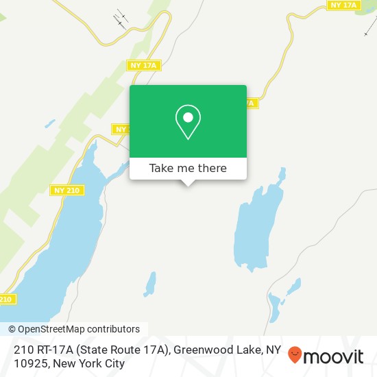 210 RT-17A (State Route 17A), Greenwood Lake, NY 10925 map