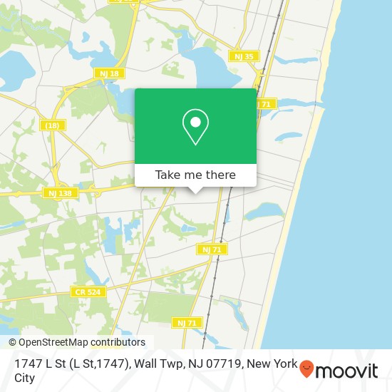 1747 L St (L St,1747), Wall Twp, NJ 07719 map