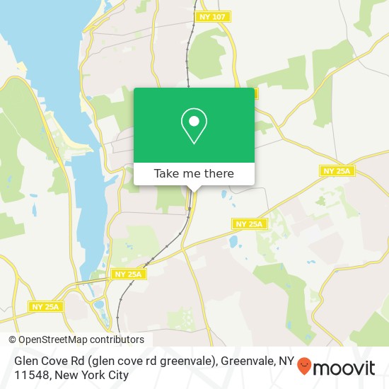 Mapa de Glen Cove Rd (glen cove rd greenvale), Greenvale, NY 11548