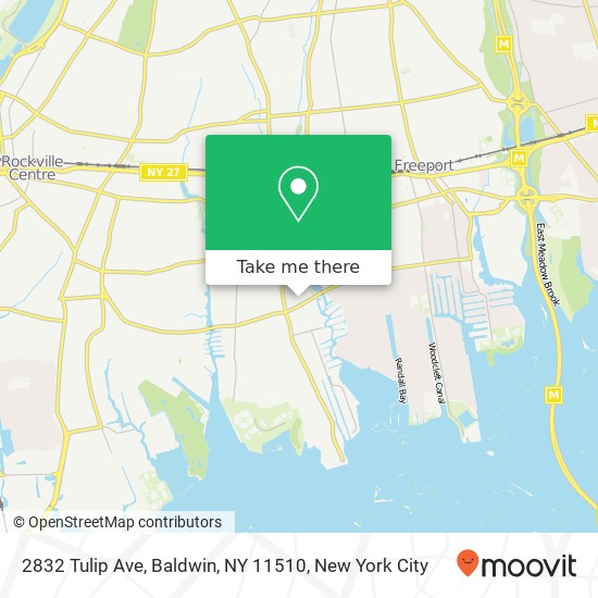 2832 Tulip Ave, Baldwin, NY 11510 map