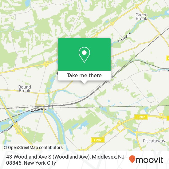 43 Woodland Ave S (Woodland Ave), Middlesex, NJ 08846 map