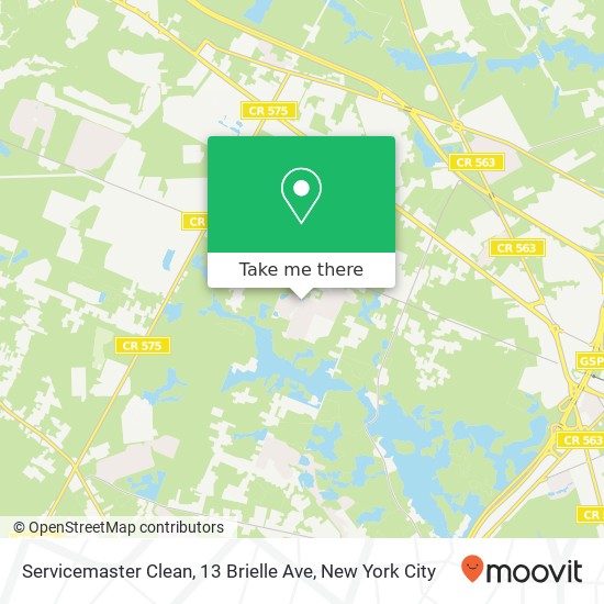 Servicemaster Clean, 13 Brielle Ave map