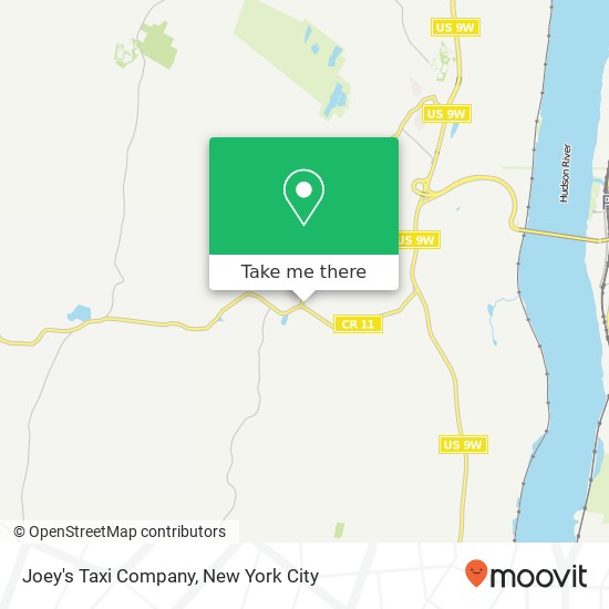 Mapa de Joey's Taxi Company