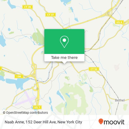 Mapa de Naab Anne, 152 Deer Hill Ave