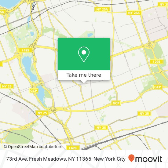 73rd Ave, Fresh Meadows, NY 11365 map
