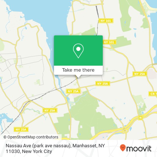 Mapa de Nassau Ave (park ave nassau), Manhasset, NY 11030