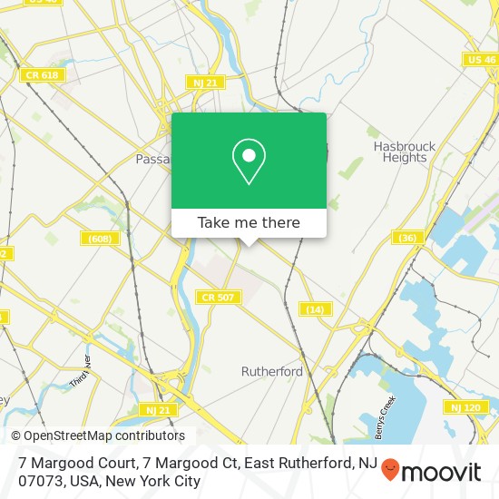 7 Margood Court, 7 Margood Ct, East Rutherford, NJ 07073, USA map