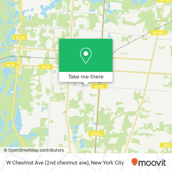 W Chestnut Ave (2nd chestnut ave), Vineland, NJ 08360 map