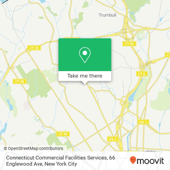 Connecticut Commercial Facilities Services, 66 Englewood Ave map