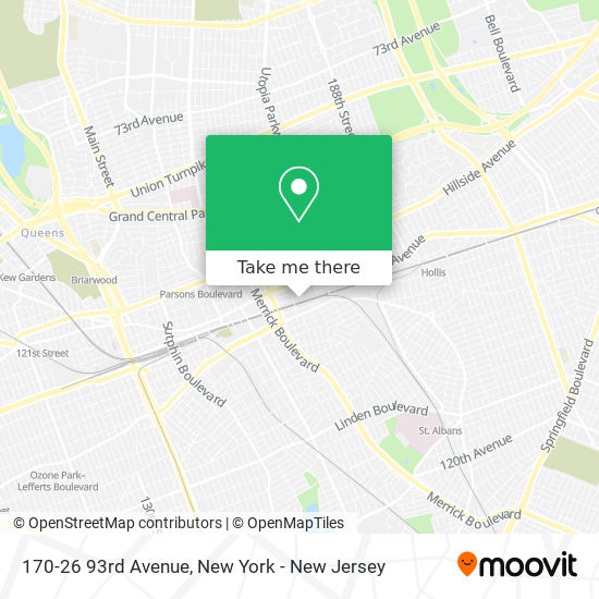 Mapa de 170-26 93rd Avenue