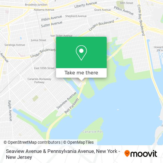 Seaview Avenue & Pennsylvania Avenue map